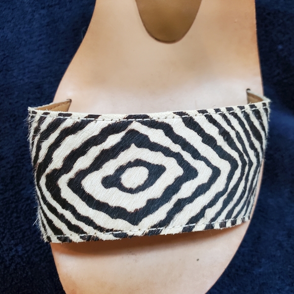 Dolce vita leather and cork platform sandal - Picture 8 of 16